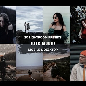 50+ MOODY Bundle Presets - Mobile and Desktop - Lightroom Preset Bundle for Instagram - Best Deal - Dark, Black, Earthy, Aesthetic
