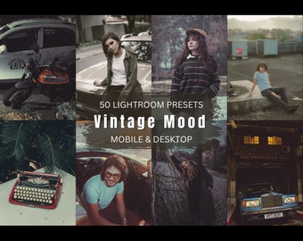 50+ Boho Style Lightroom Presets. Desktop And Mobile. 50 Different Presets. Bohemian, Brown, Moody, Warm, Wedding, Outdoor Filter