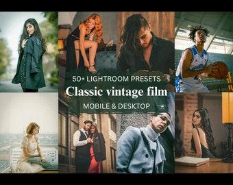 Vintage Film Lightroom Presets, Mobile & Desktop Filters