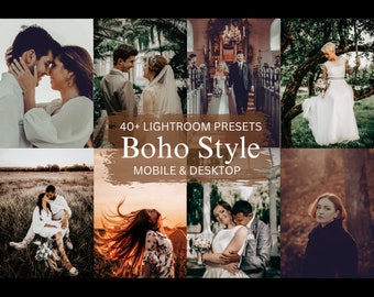 Boho Lightroom-voorinstellingen: mobiele en desktopfilters (40+)