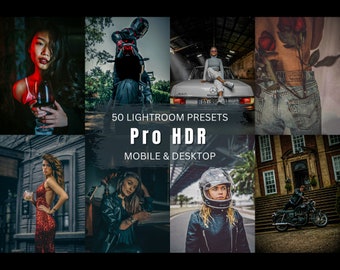 HDR Lightroom Preset Bundle, Capture Clear Sharp Photos, Night life, Mobile Presets, Best Outdoor Photos, Professional Photos, HD Photos