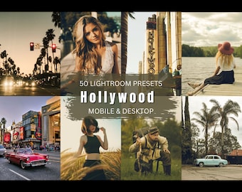 Hollywood-film Lightroom-förinställningar: Filmiska mobil- och skrivbordsfilter