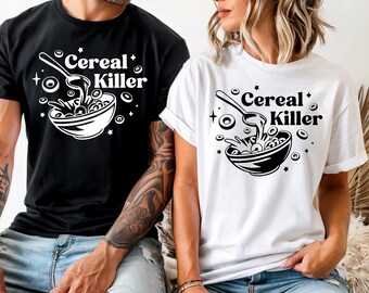 Cereal Killer Shirt, Funny Breakfast Lover Tee or Sweatshirt