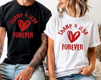 Shane & Ilya Forever Tee or Sweatshirt – Hockey Romance Inspired Shirt, Heated Rivals Couple Merch, Queer Romance Gift