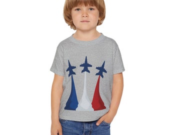 Cool Rocket Kids, jets, voler, patriote, t-shirt pour tout-petit