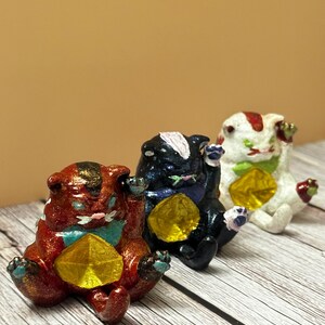 Hand-Painted Lucky Cat Dice Holder: 3D Printed D&D Gaming Display