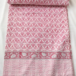 kantha quilt red hamdmade kantha blanket block print red floral indian cotton kantha quilt bedspread bedcover blanket kantha throw