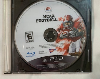 NCAA Football 12 PlayStation 3 PS3 Solo disco Blu-ray EA Sports Fútbol americano universitario
