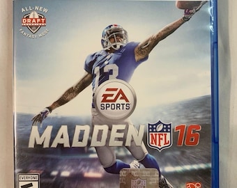 Madden NFL 16 Sony PlayStation 4 PS4 EA Sports Portada completa de Odell Beckham Jr.