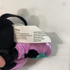 Disney Junior Minnie Mouse Star Bow-Fabulous Plush Pink Purple Sparkle 9" Toy image 3