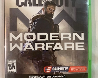 Call of Duty Modern Warfare Xbox One Activision 2019 FPS 4K HDR Disco y caja CIB