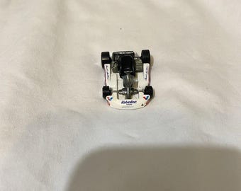 Hot Wheels Go Kart Blanco Valvoline 6 1997 Coche de carreras de juguete de metal fundido a presión vintage usado