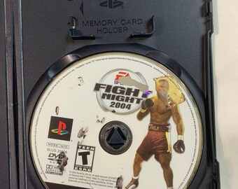 Fight Night 2004 Sony PlayStation 2 PS2 Juego EA Sports Roy Jones Jr Disco Vintage