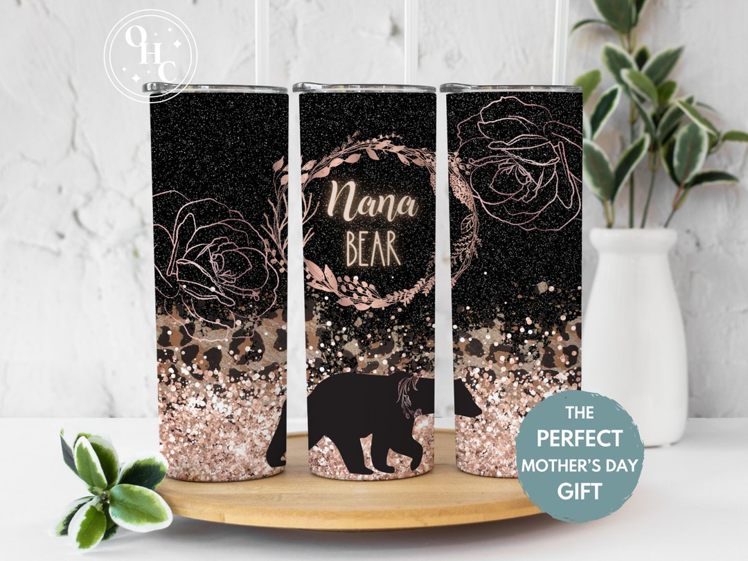 Nana Glitter Tumbler Cup Mother's Day Gift for Nana From Grandchildren ...
