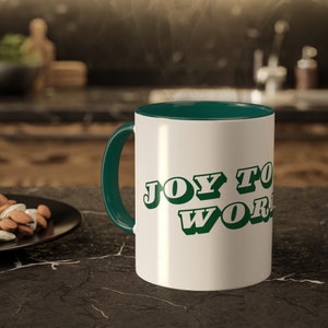 Joy to the World Christmas Mug - Spread Holiday Cheer with Every Sip