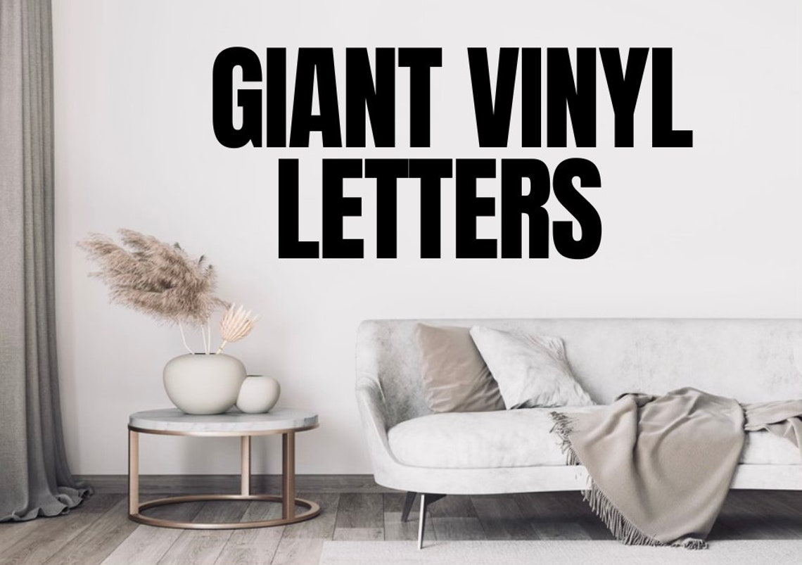 Custom Vinyl Letters Large Vinyl Letters Large Vinyl Numbers Giant