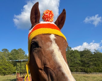 Candy Corn Horse Hat