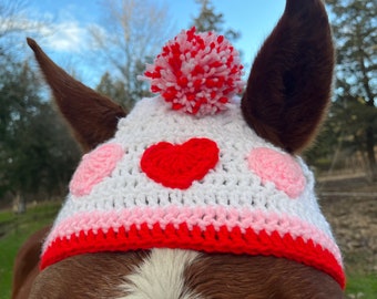 Love Hearts Horse Beanie