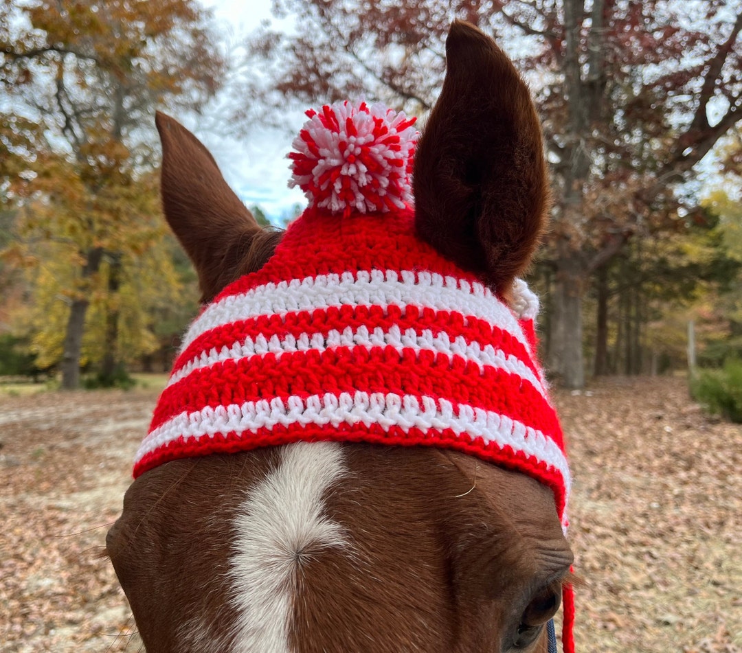 Candy Cane Horse Hat Etsy