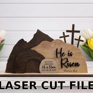 Empty Tomb Easter Decor SVG