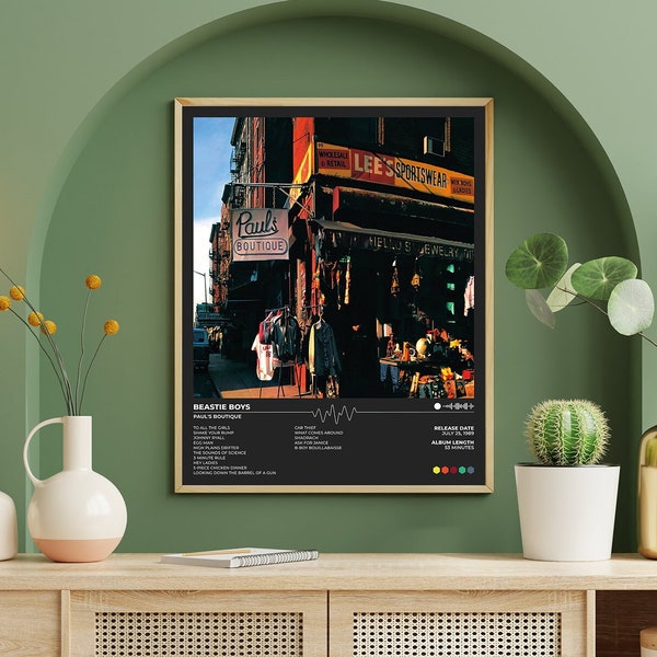 Beastie Boys Poster | Paul's Boutique Album | Unframed | Album Cover Poster | Custom Poster | Christmas | Halloween | Gift