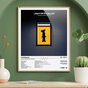 Poster dei Jamiroquai / Album "Travelling Without Moving" / Poster senza cornice / Poster della copertina dell'album / Poster personalizzato / Natale / Halloween / Regalo