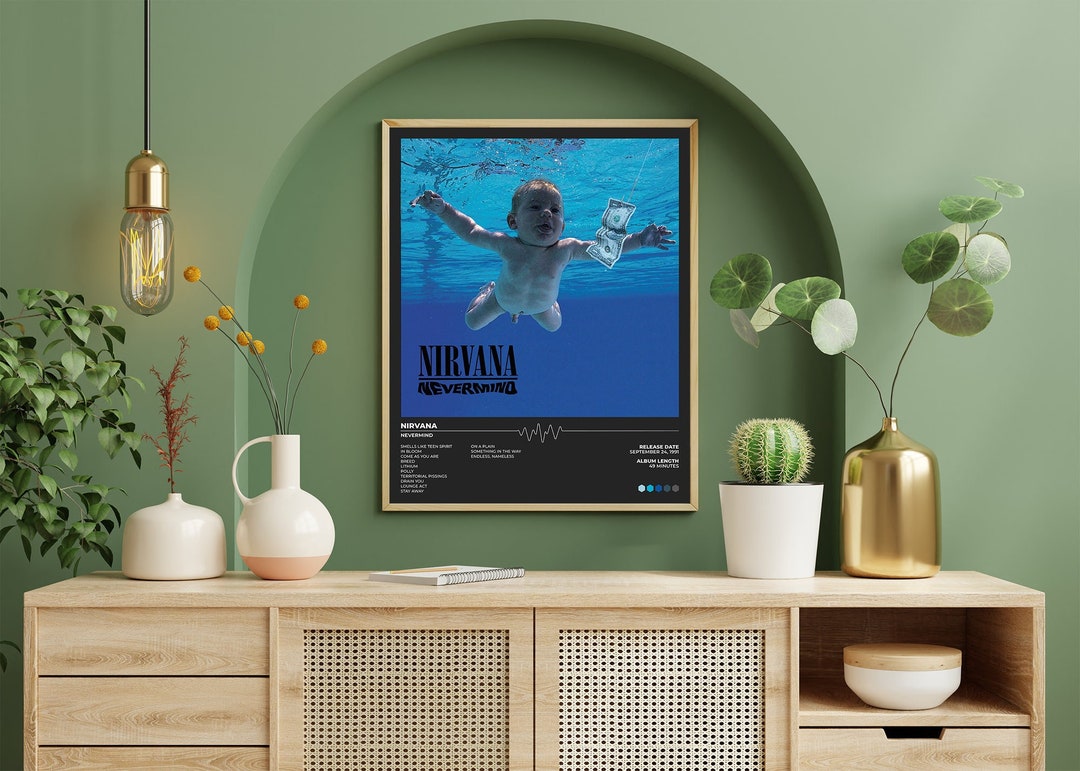 Nirvana Poster Nevermind Album Unframed Album Cover - Etsy
