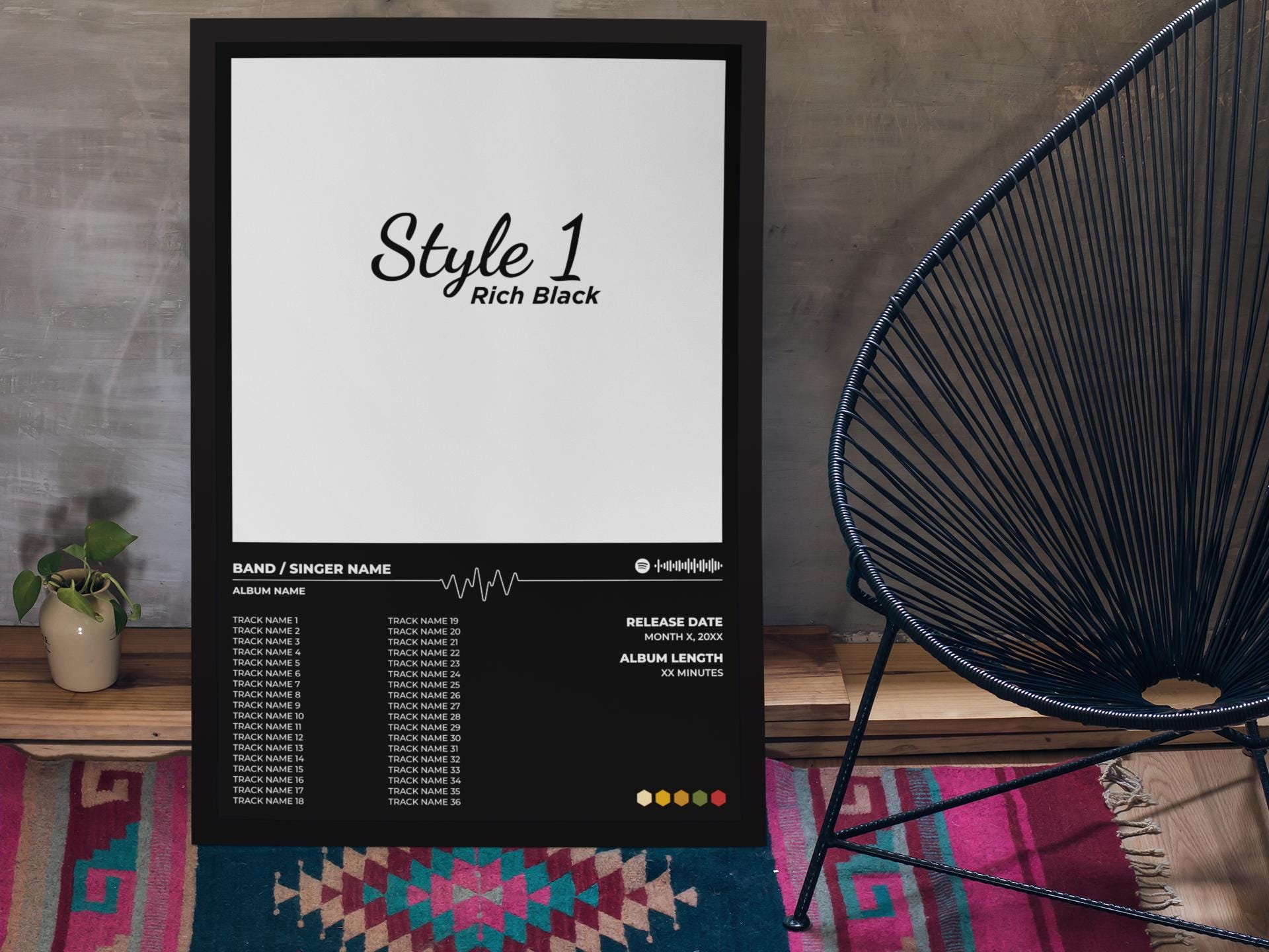 Custom Album Poster Album Cover Poster Personalized Album Print ...