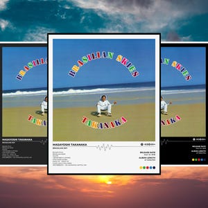 Masayoshi Takanaka - Brasilian Sky Album Cover Poster (digital