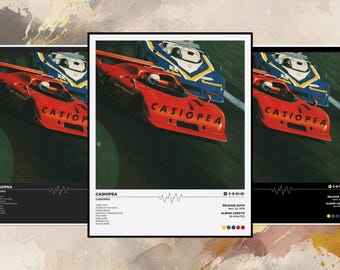 Casiopea Poster | Casiopea Album | Unframed Album Cover Poster | Tracklist Poster | Digital & Print | Museum Grade Paper | Christmas Gift
