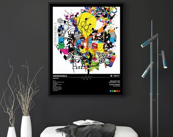 Underworld Poster | Barking Album | Unframed | Album Cover