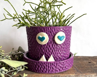 Violet Love Monster Planter