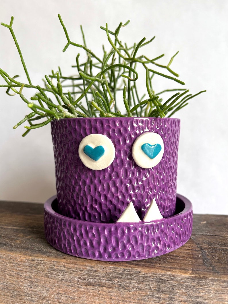 Violet Love Monster Planter image 6