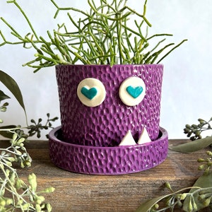 Violet Love Monster Planter image 2