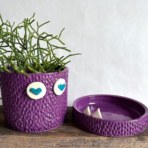 Violet Love Monster Planter image 4