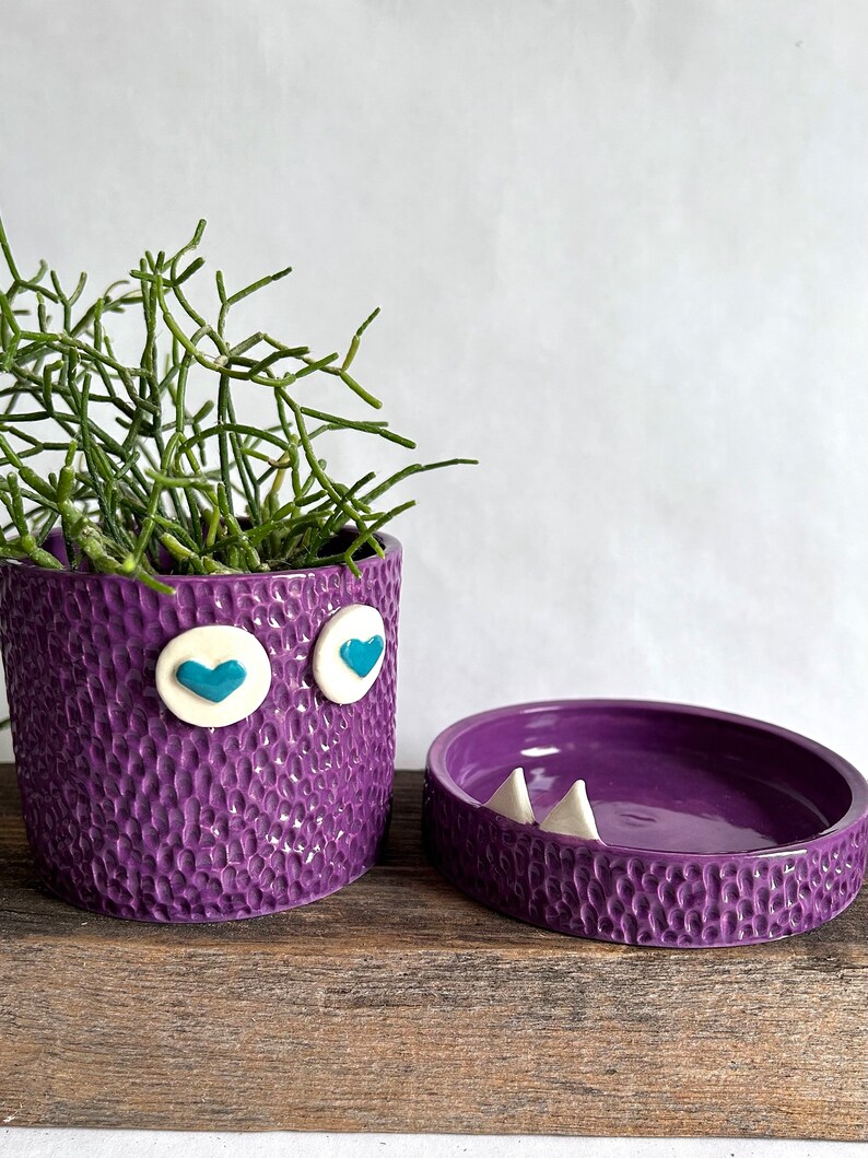 Violet Love Monster Planter image 4