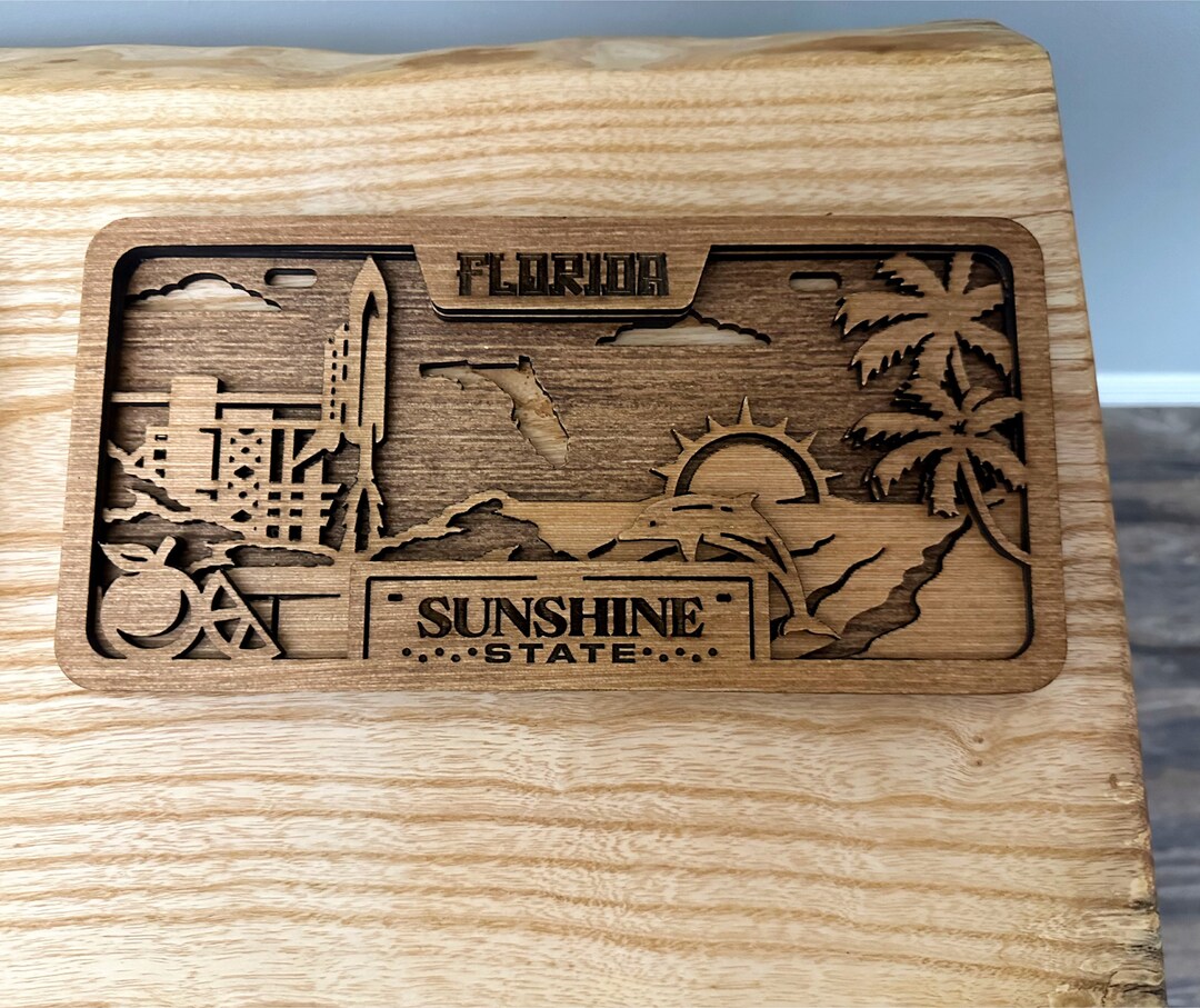 Handmade Florida License Plate Etsy