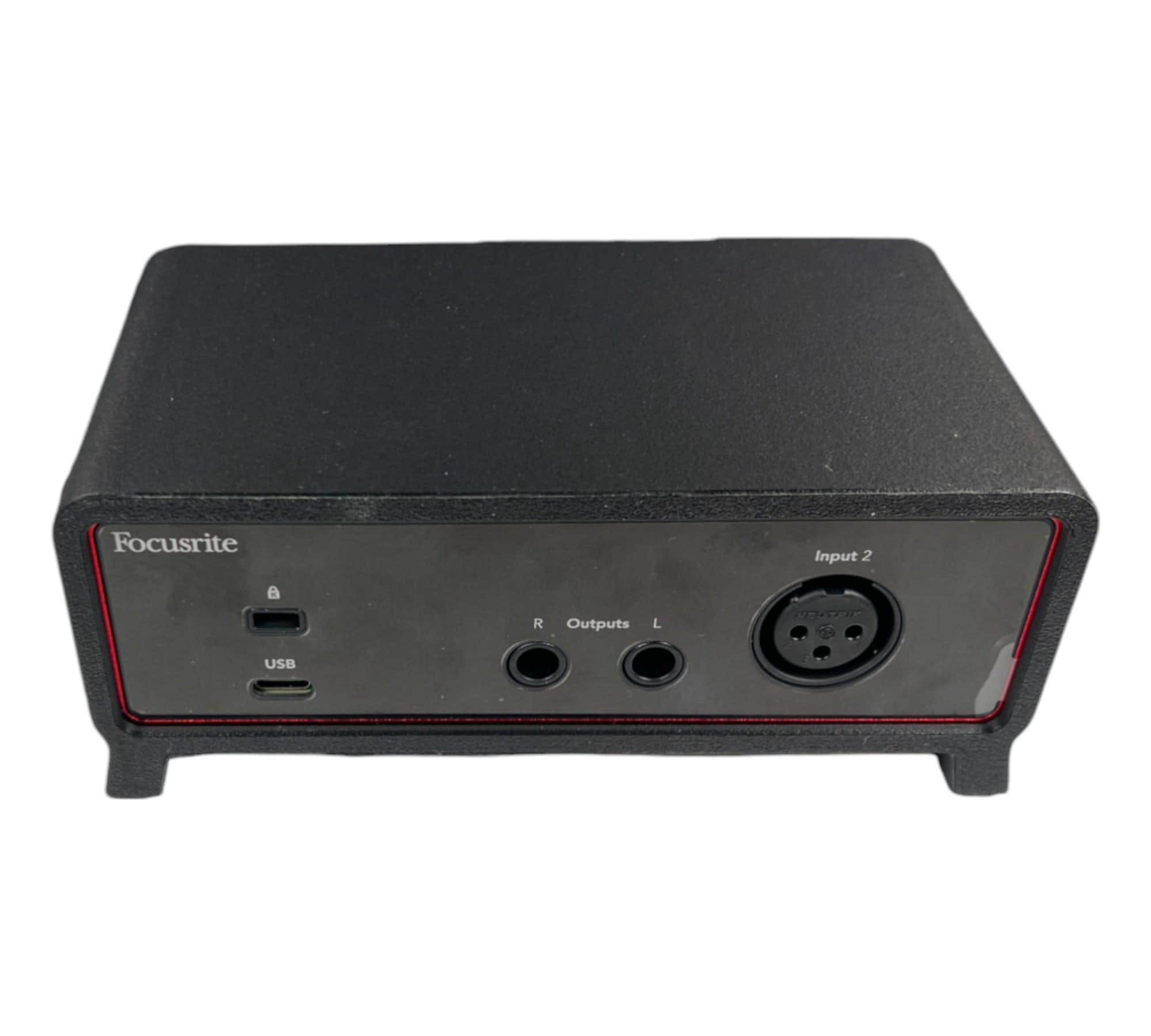 Focusrite Scarlett Solo Desktop Stand Studio Sound Minimalistic