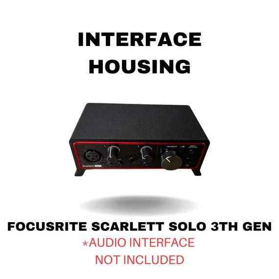 Focusrite Scarlett Solo 3rd Gen Minimalistic Desktop Stand - With
