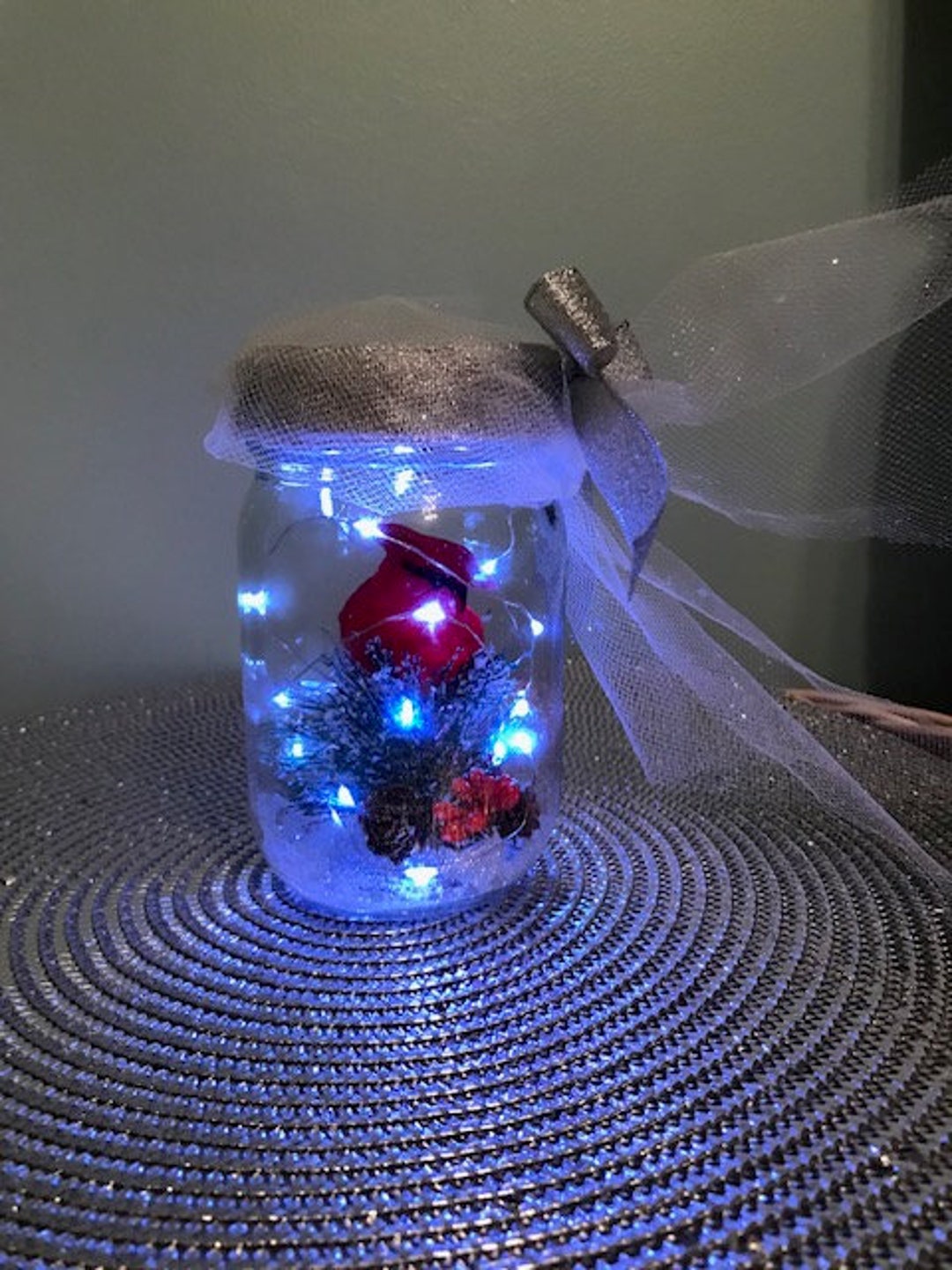 Glass Jar Light. Fairy Lights. Wedding / Memorial / Home Decor Etsy
