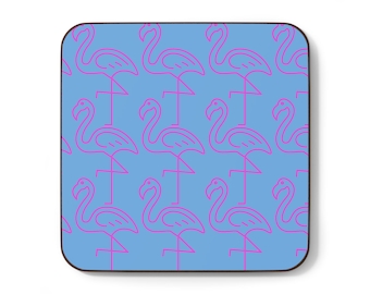 Light Blue Flamingo Coaster