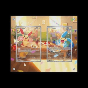 Plusle & Minun - Exklusive Pokémon Expanded Kunstwerk-Vitrine