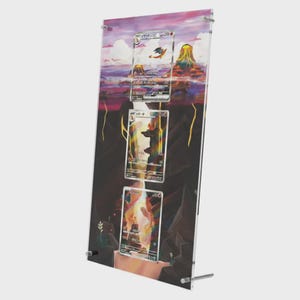 Charmander, Charmeleon y Charizard - Estuche de exhibición de ilustraciones extendidas de Pokémon