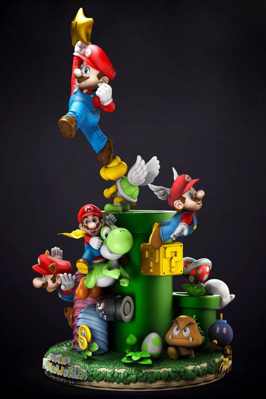 Video Game Mario Diorama STL Files - Etsy Australia