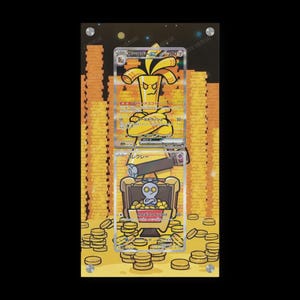 Gimmighoul & Gholdengo EX - Exclusive Pokémon Extended Artwork Display Case