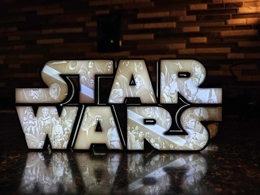 Enchanting 3D Star Wars LED Light Box - Unique Home Decor - Etsy