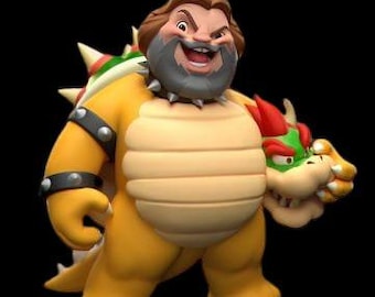 スーパーマリオブラザーズ クッパ ジャック ブラック 3D STL ファイル