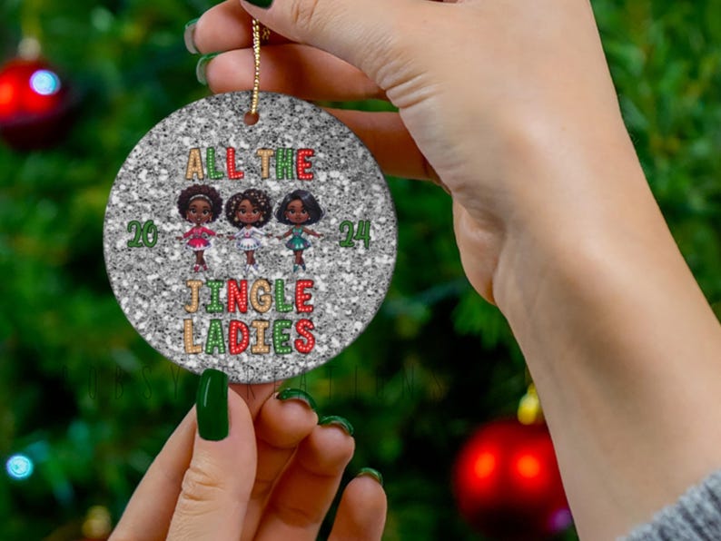 Friendship Christmas Ornament, Fun KK Gift, African American Christmas