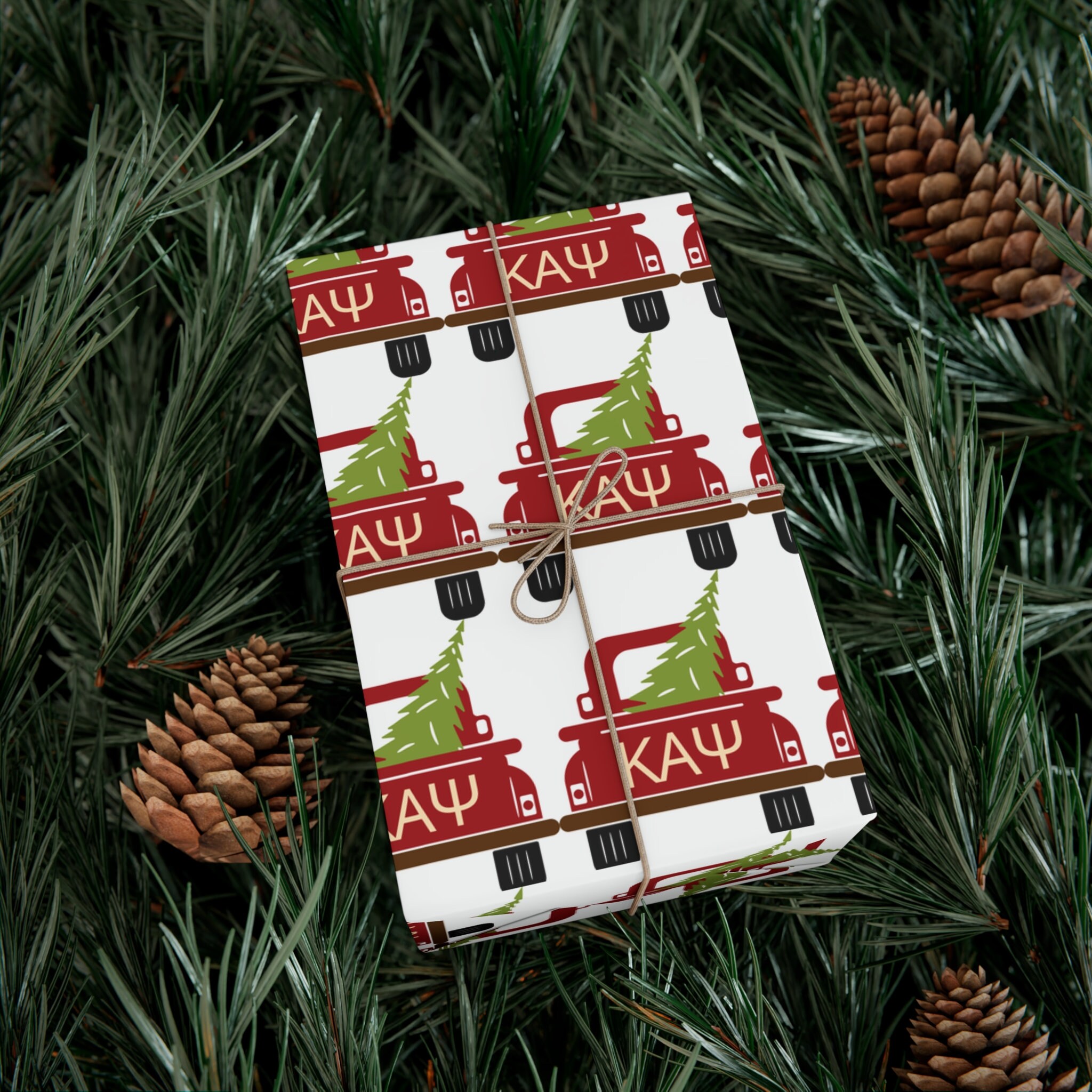Kappa Alpha Psi Christmas Themed Gift Wrapping Paper Etsy