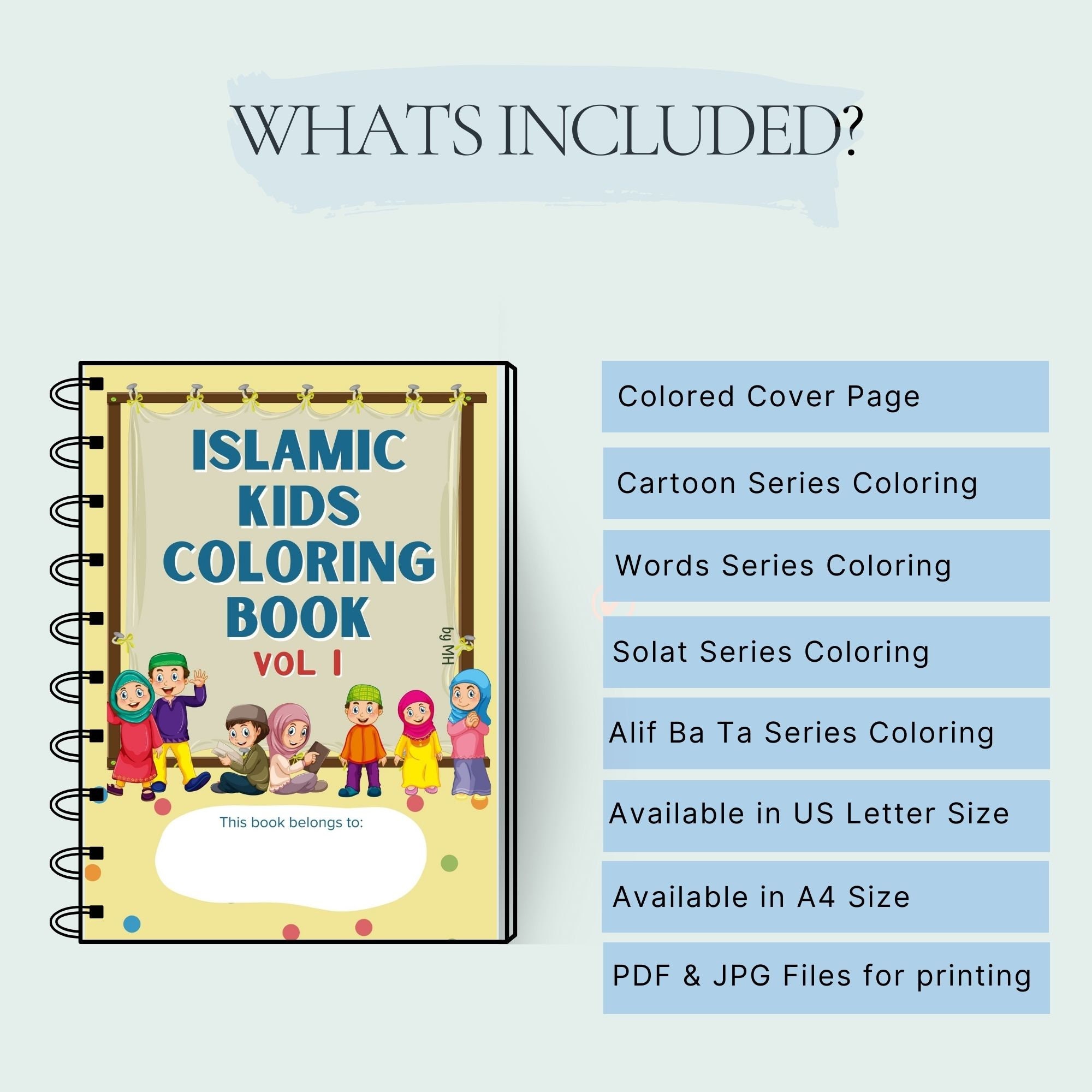 100 Printable Islamic Colouring Pages, Islamic Activity Book, Islamic ...